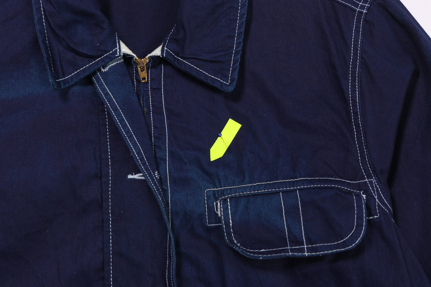 Vintage Women's Blue Zipper Jacket by Adriano Goldschmied