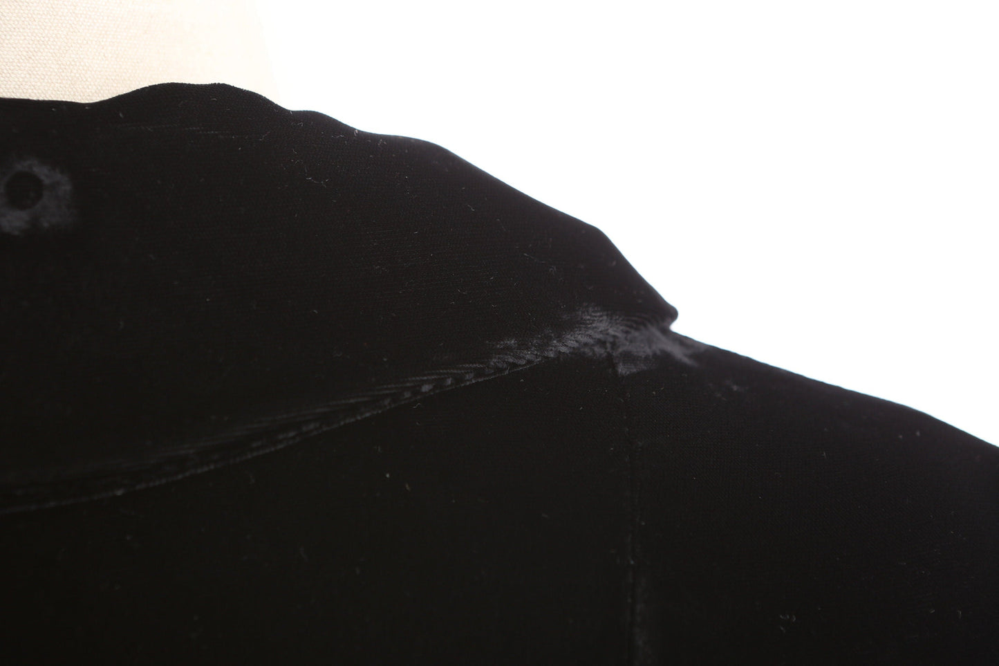 Vintage Women's Black Velvet Dress