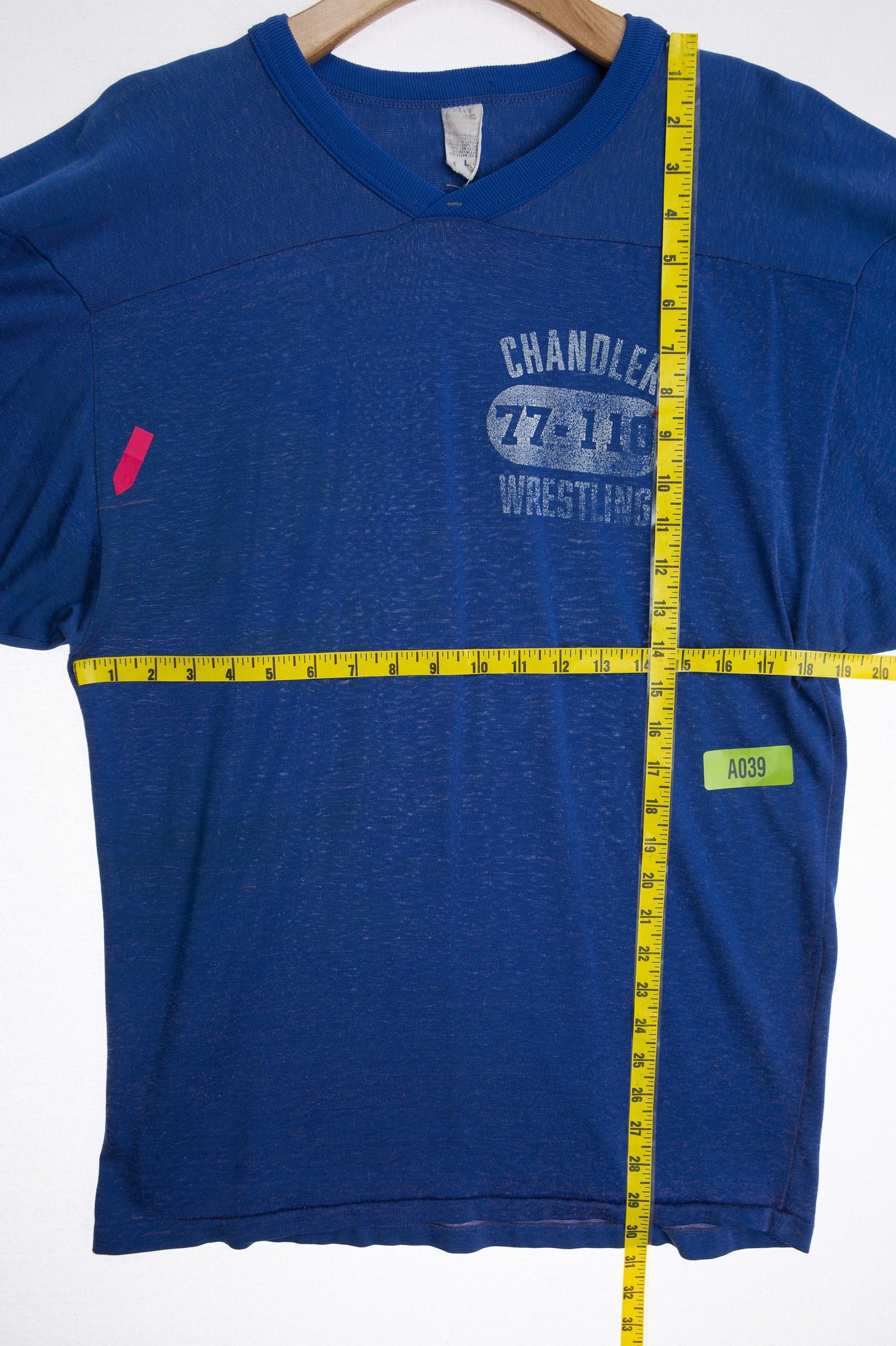 Vintage Wrestling Blue Jersey - Chandler 77 - 110