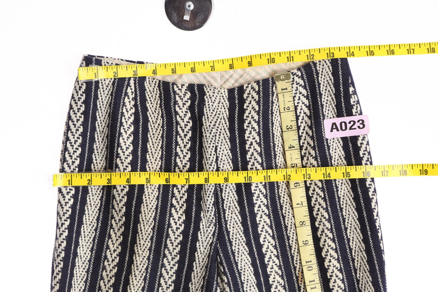1970s Bell Bottom Pants / Striped