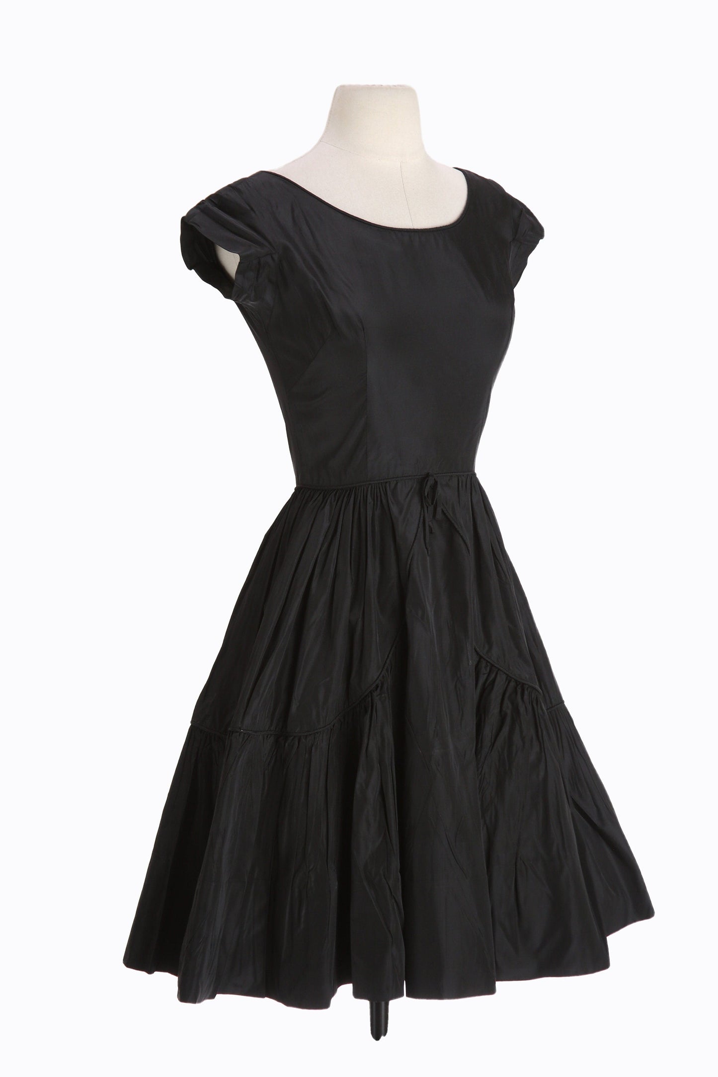 1950's Women's Black Casual Dress by Gay Gibson