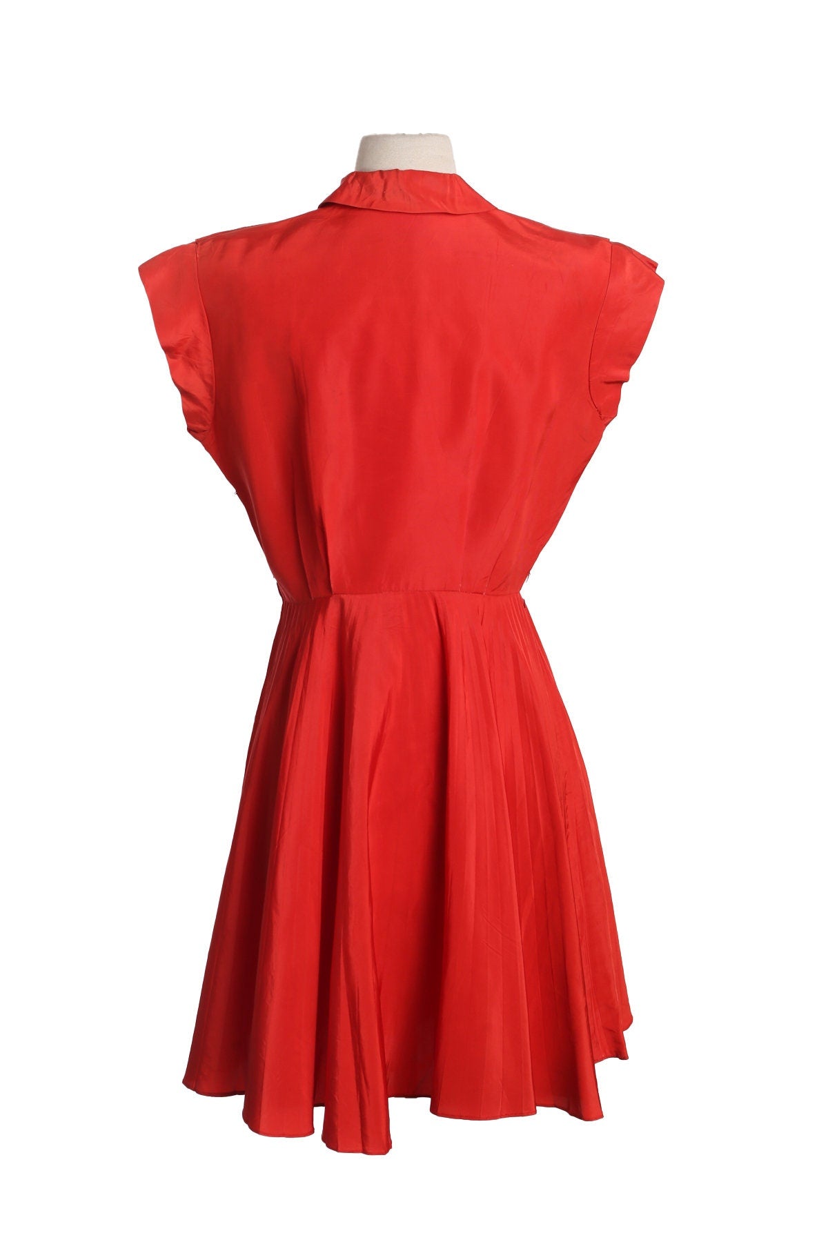1950's Women Red Casual Dress - Sue Brett