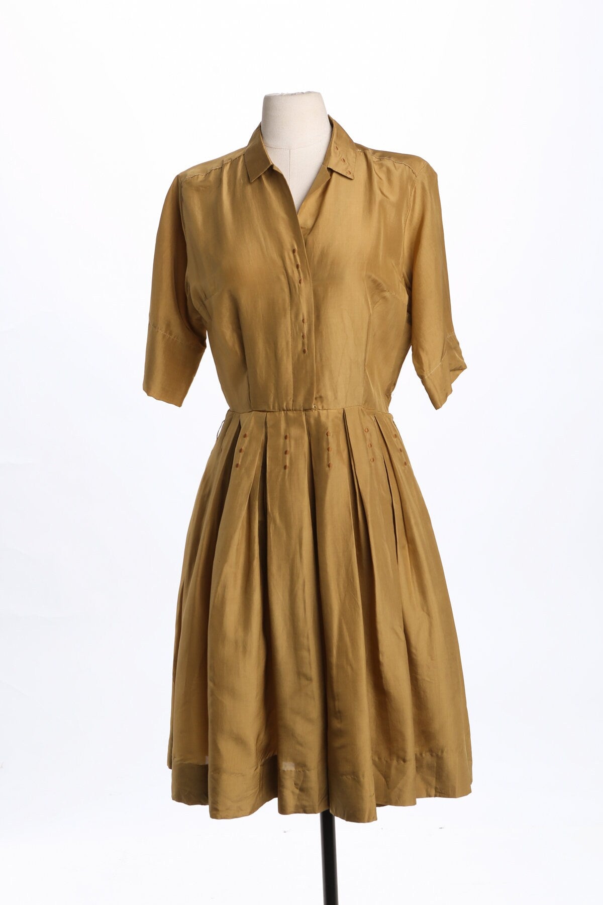 1950s Dress / Evening / Casual / Short Sleeve