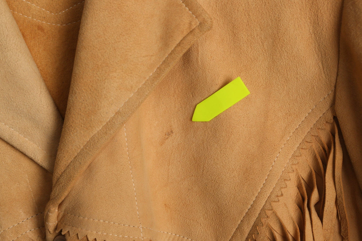 Vintage Fringed Jacket / Soft Leather / 1960s - 1970s