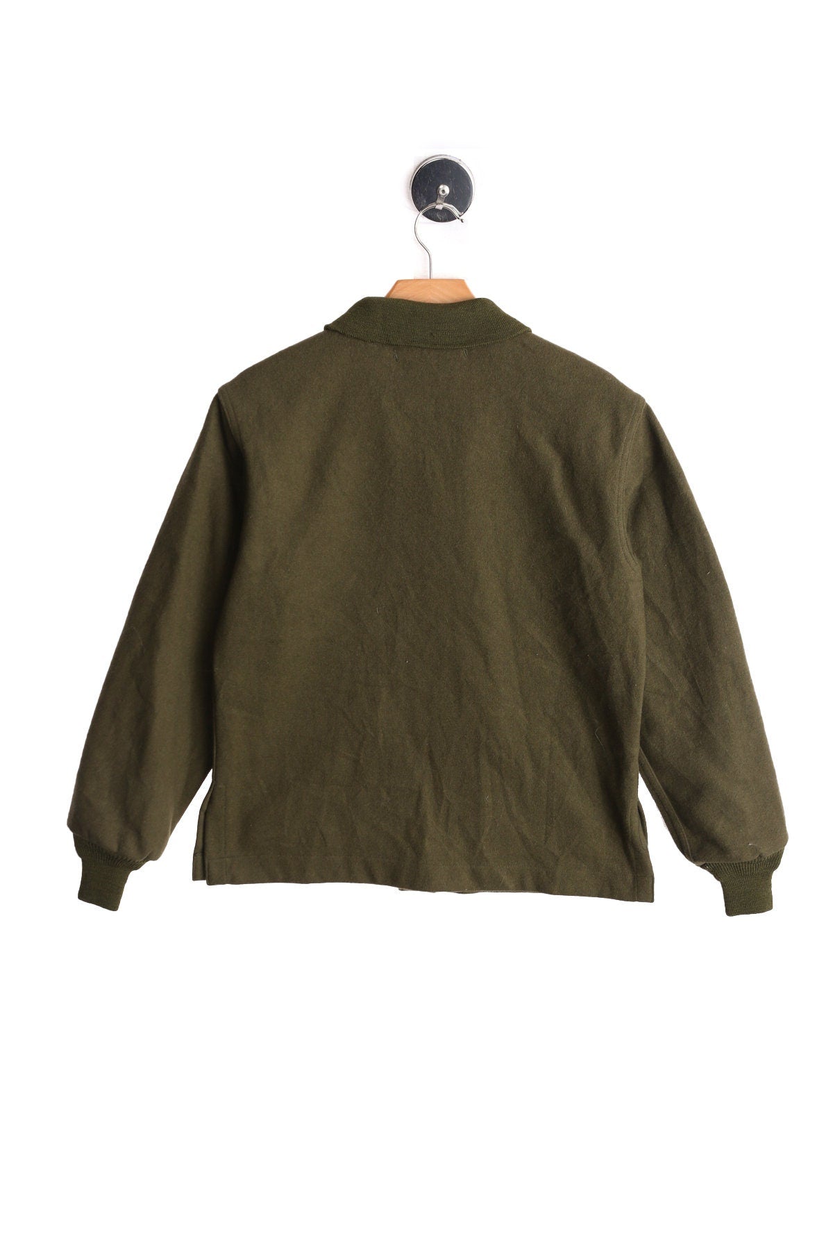 Vintage Women Green Military Field Jacket - OG-198 by Alpha Industries Inc.