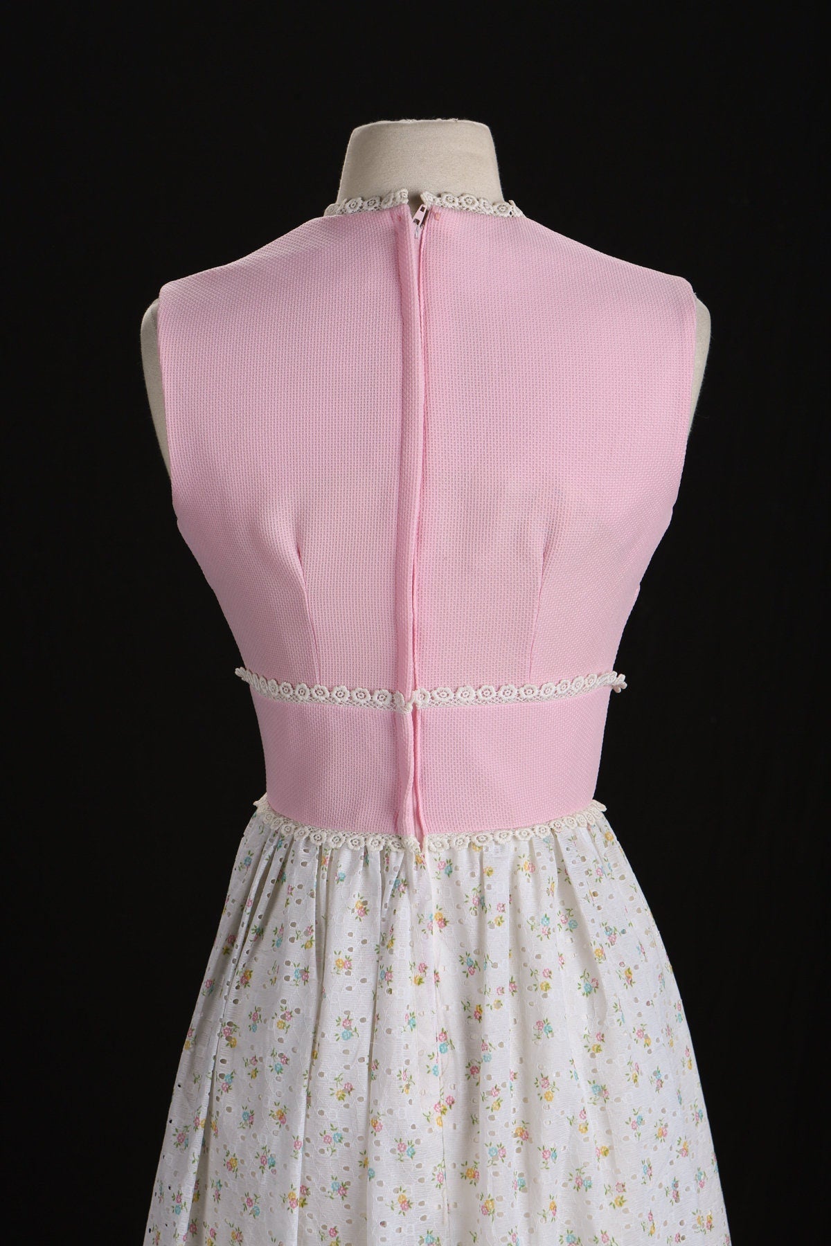1970s Dress / Long / Sleeveless