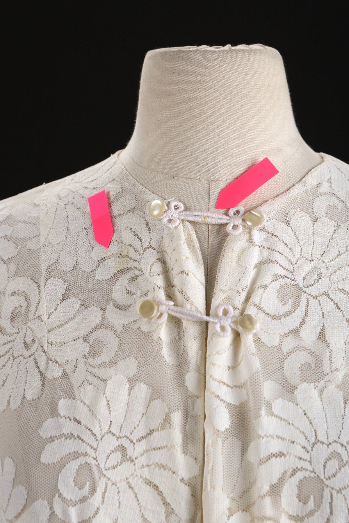 1970s Dress / White / Long Sleeve