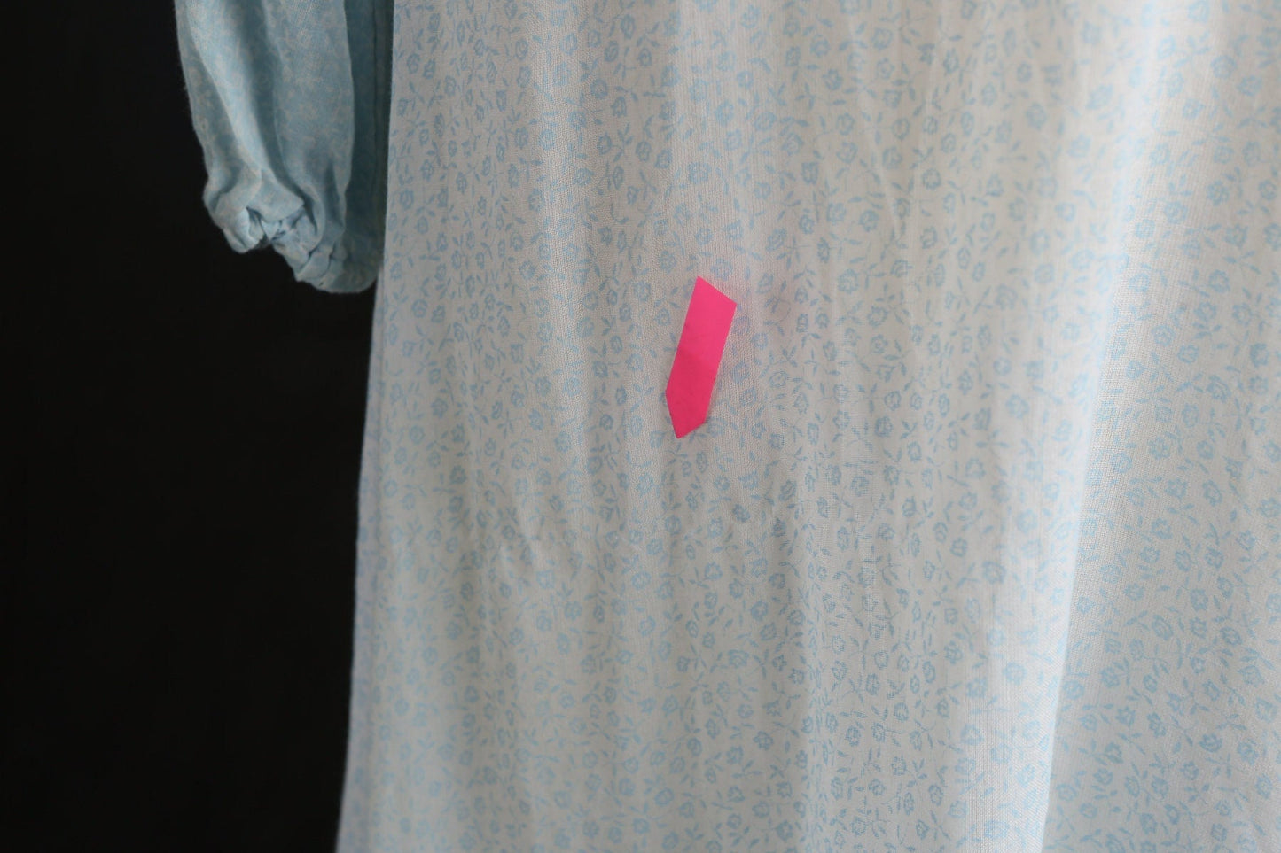 Vintage Prairie Dress / Blue / Long Sleeve / Summer