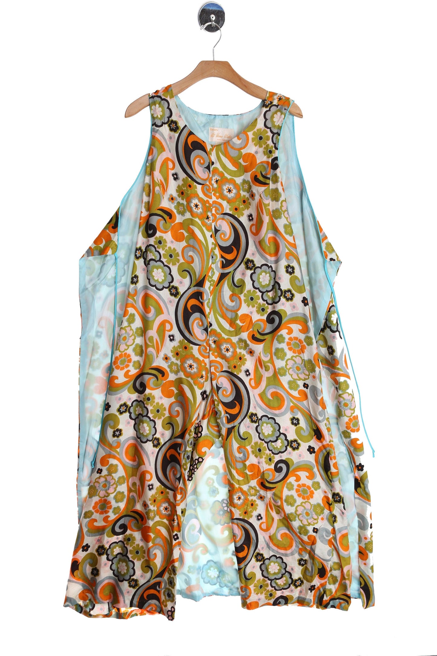 1970s Jumpsuit / Floral Pattern