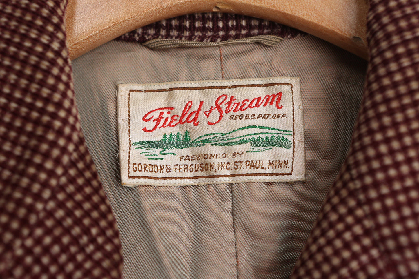 Vintage 1940's Women Casual Plaid Jacket by Field Stream
