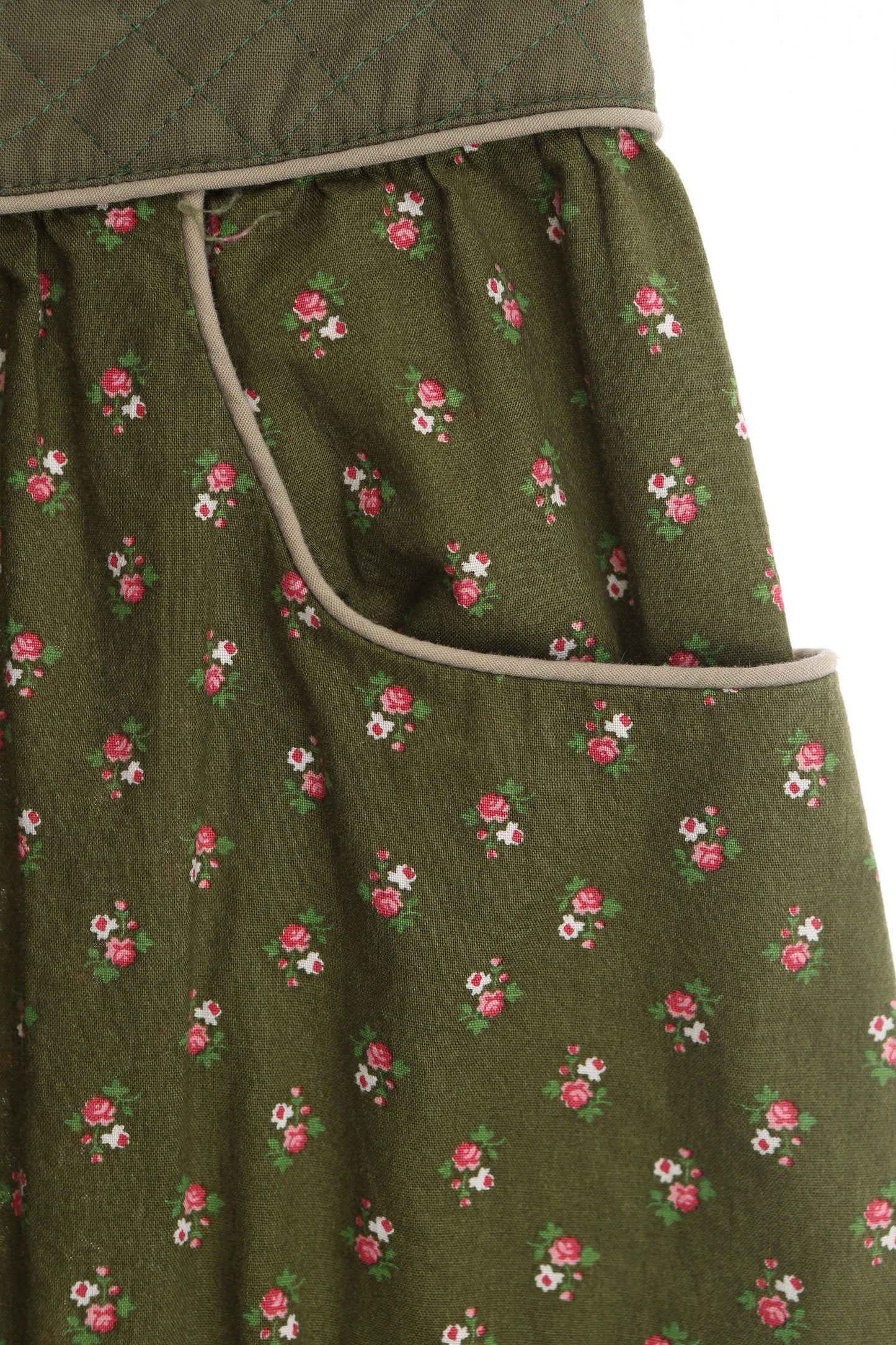 Vintage Women Flora Print Prairie Suit