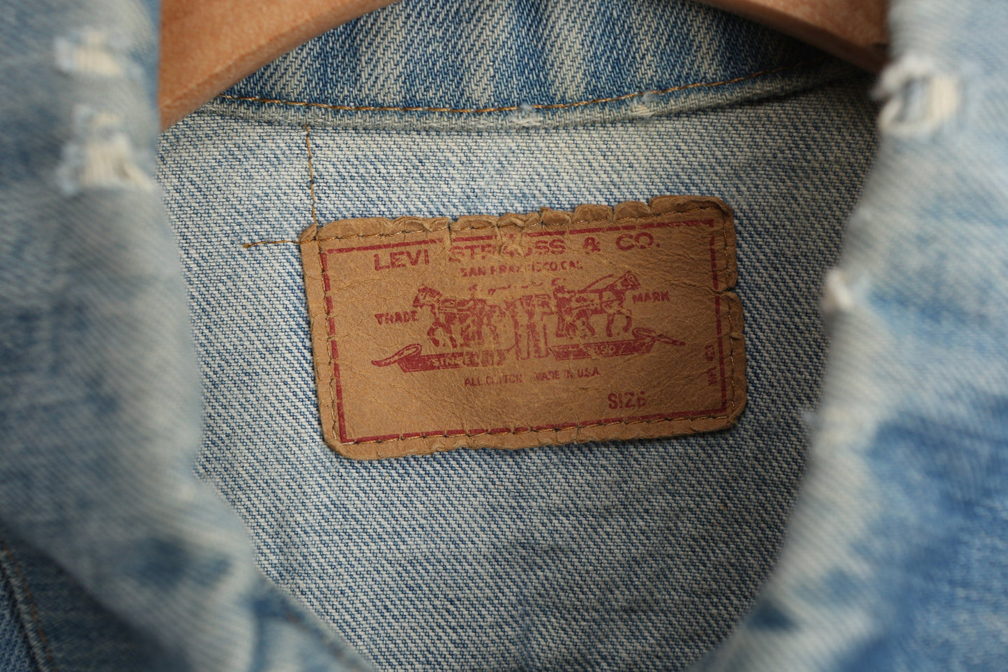 Vintage Levi's Jacket / Denim / Blue / Medium Wash