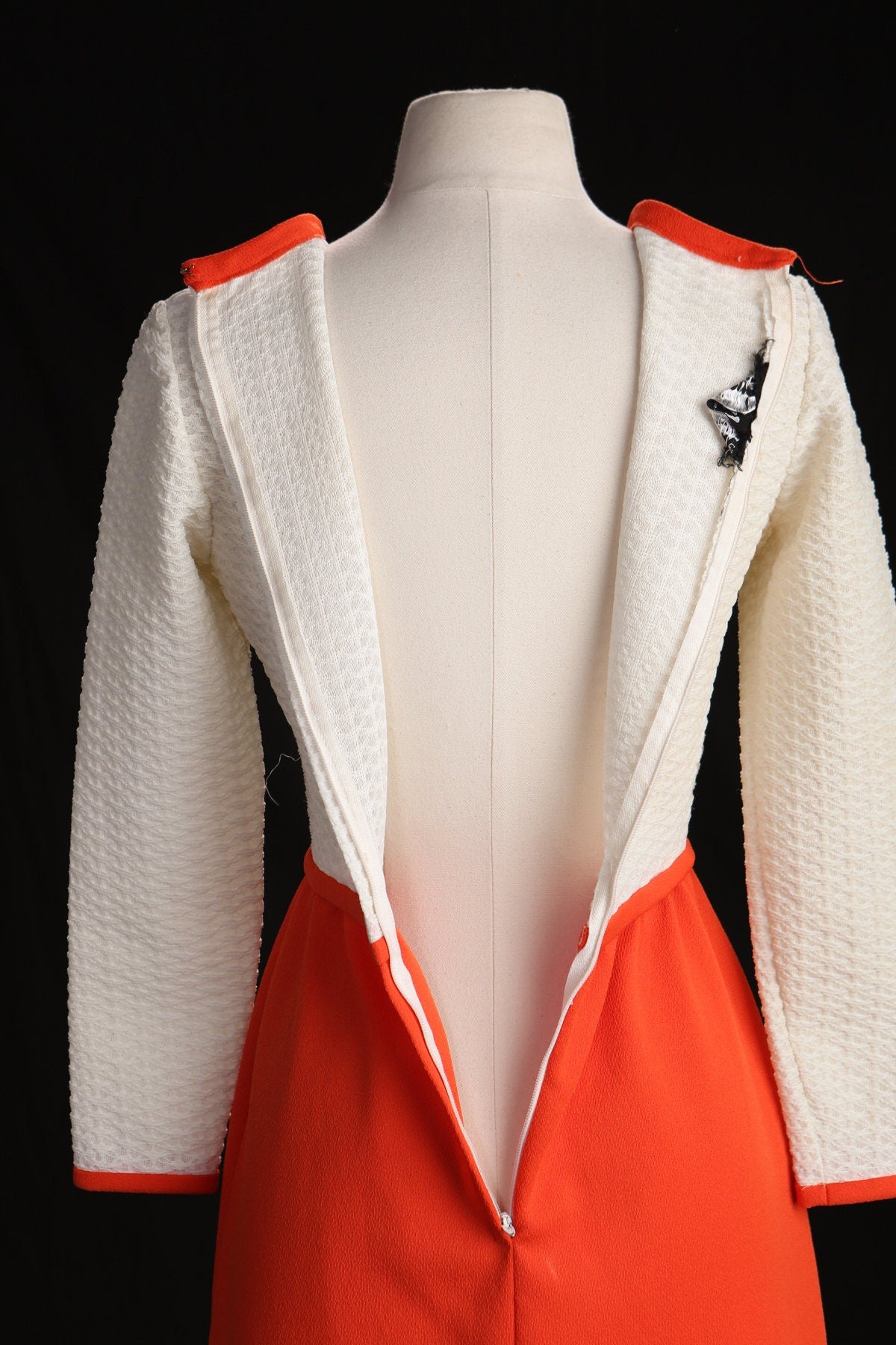 70's Women Poly Summer Dress