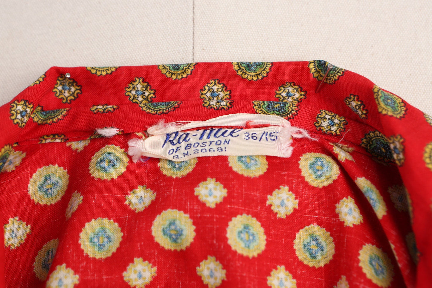 Vintage Women Red Cropped Casual Jacket 60's - 70's