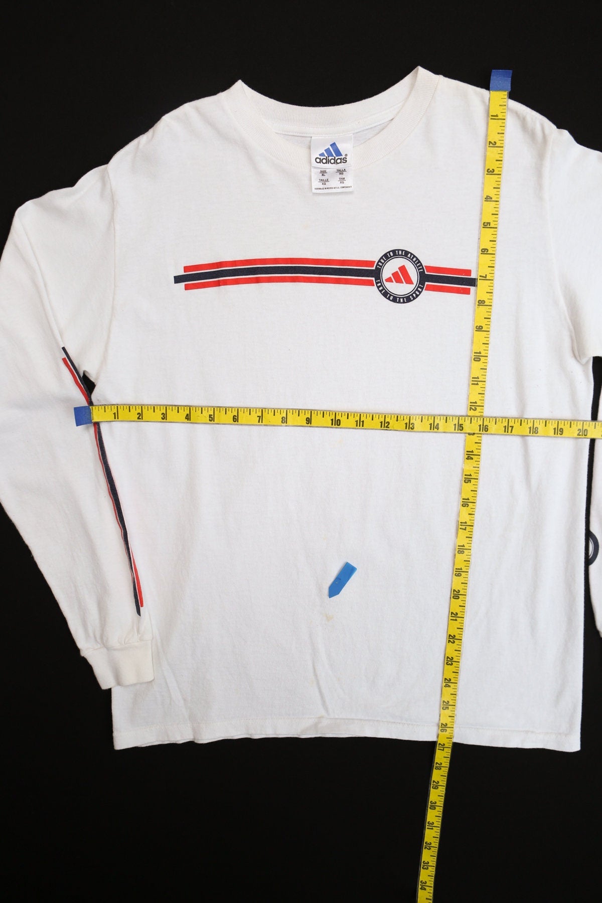 Long Sleeve White Adidas Graphic Shirt
