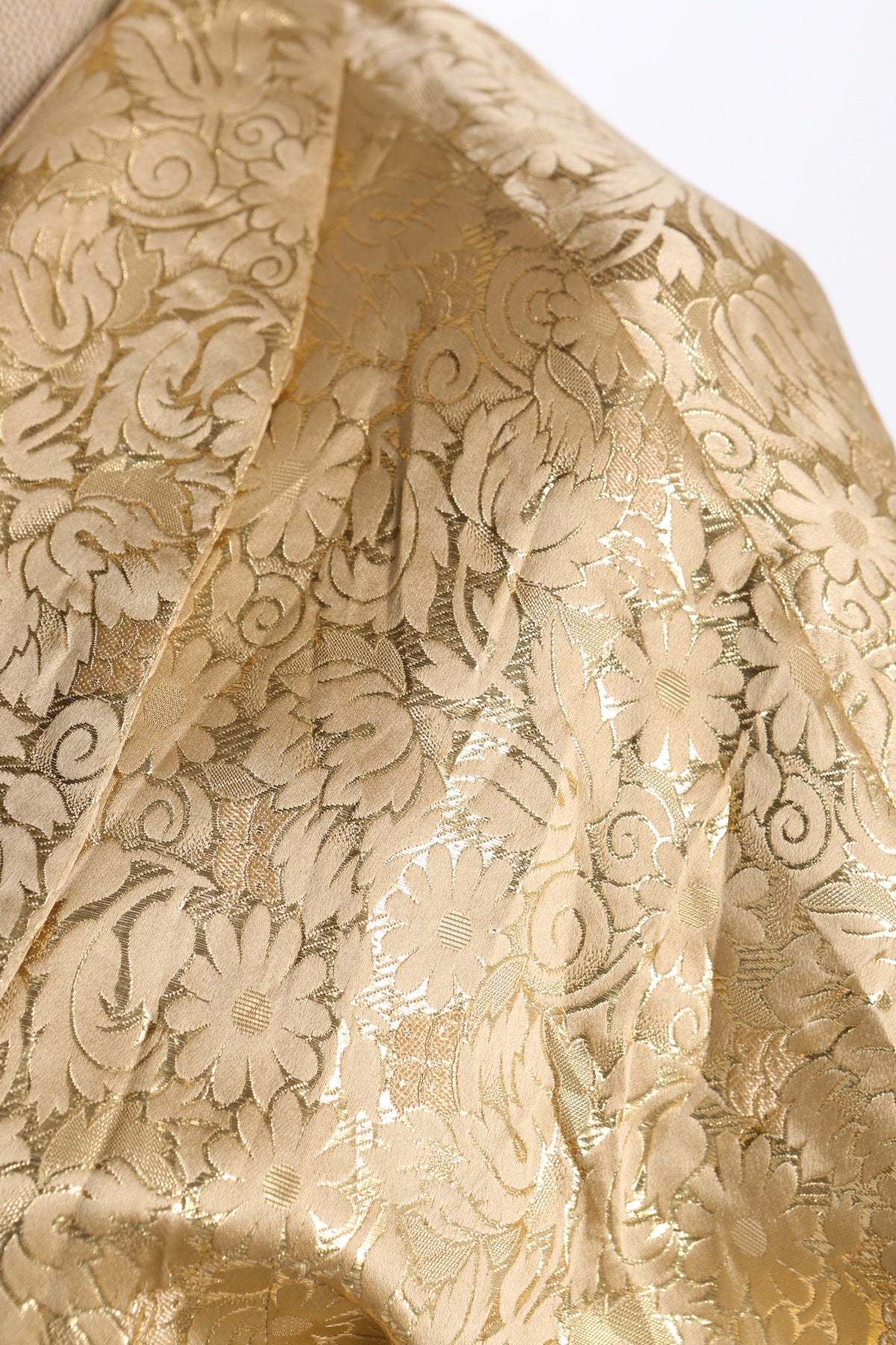 Vintage Golden Baroque Women Winter Coat