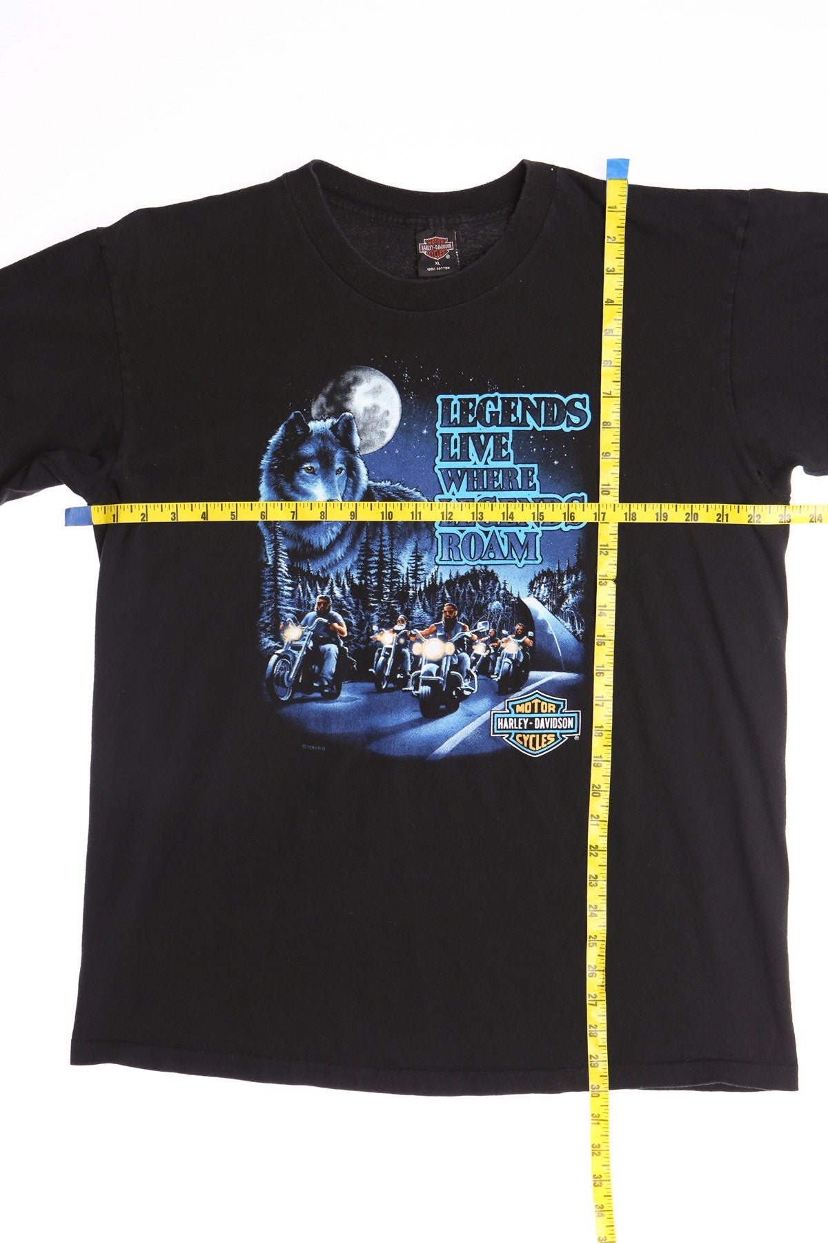 Harley Davidson Las Vegas Black Graphic Biker Shirt