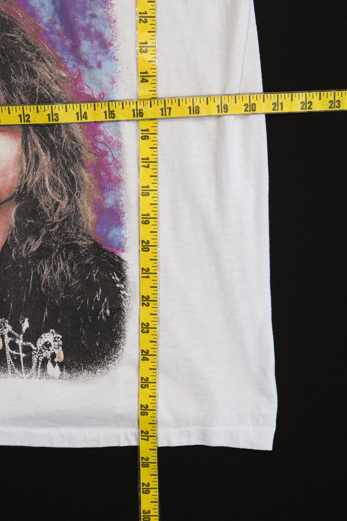 Vintage Bon Jovi White Graphic T-shirt - Slippery When Wet