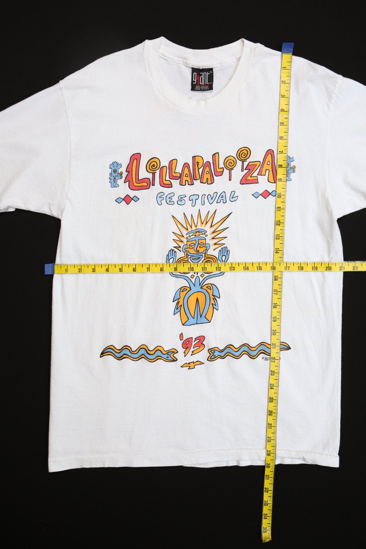 1993 Lollapalooza Festival Graphic t-shirt