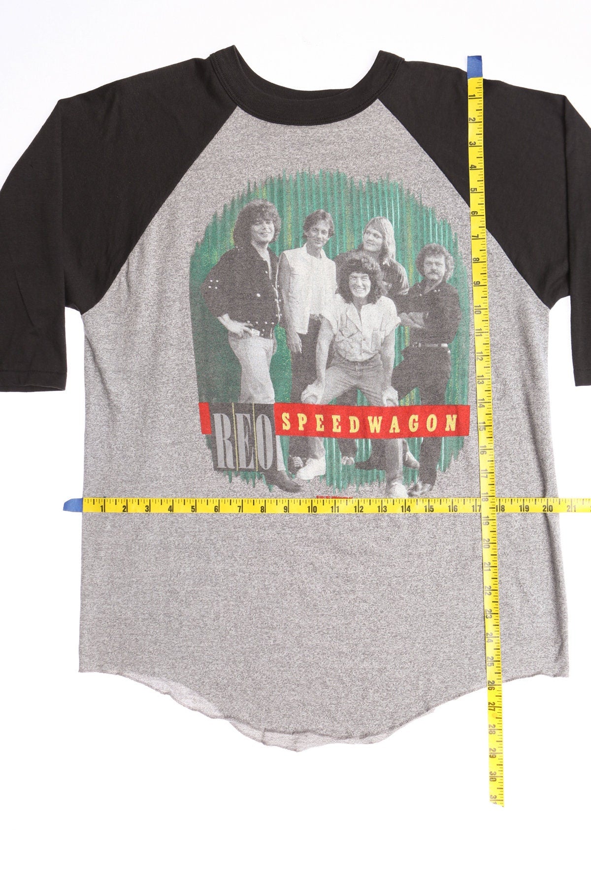Reo SpeedwagonWheels Are Touring 84 - 85 Tour Vintage Gray Graphic T-shirt
