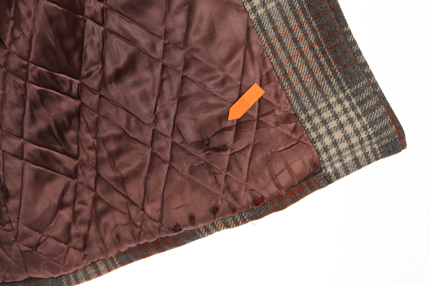 Vintage Men Chippewa Wool Plaid Zipper Jacket - ( 40's - 50's )