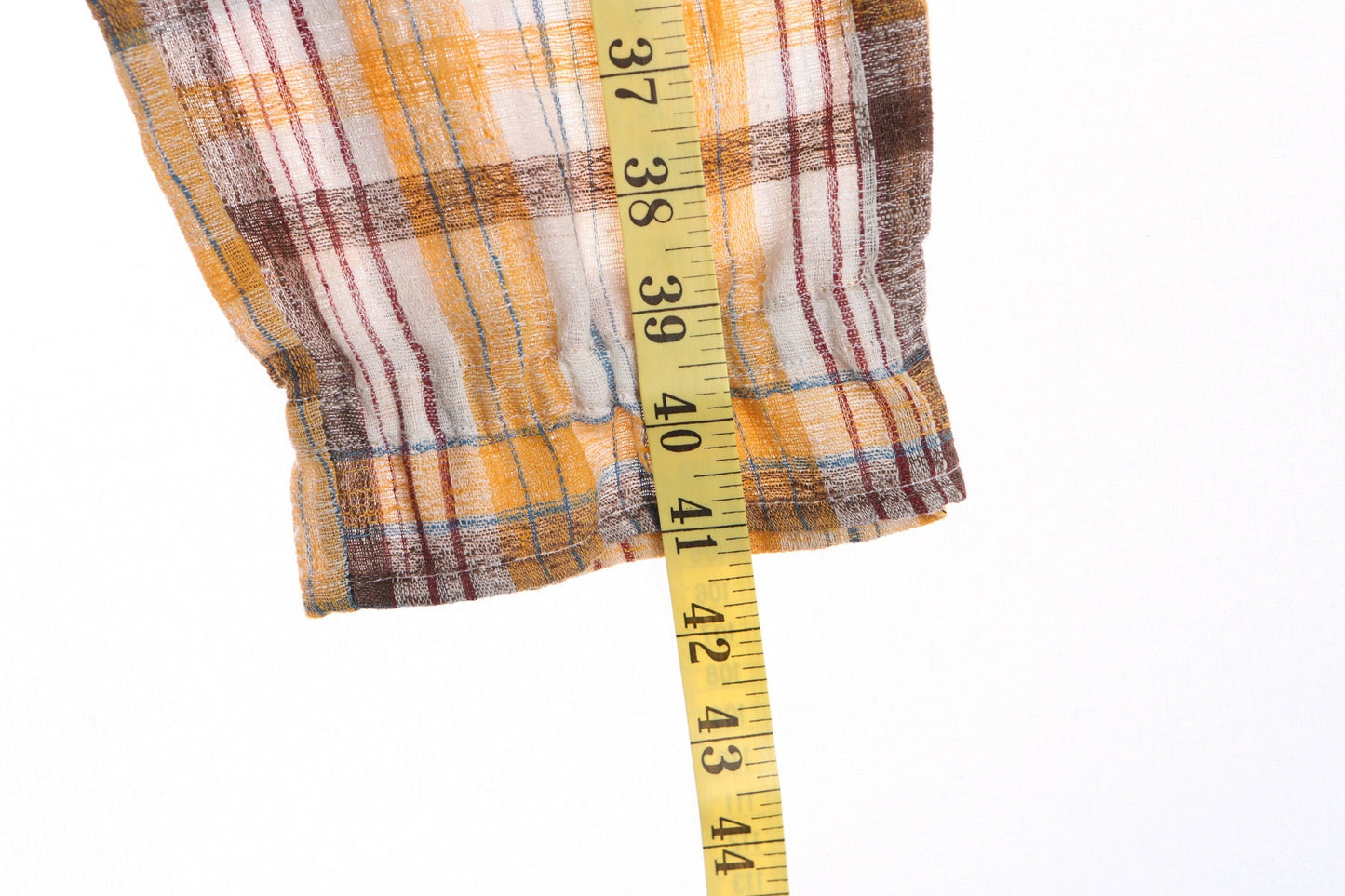 Kids Beige Plaid Jumpsuit