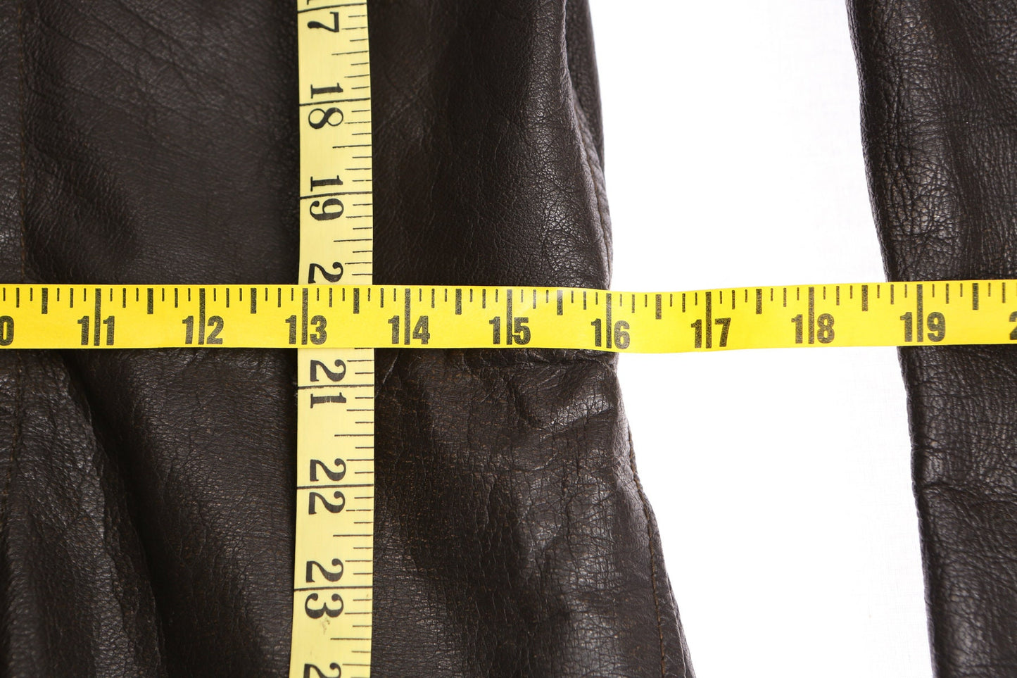 Vintage Motorcycle Drag Racing Brown Leather Jumpsuit