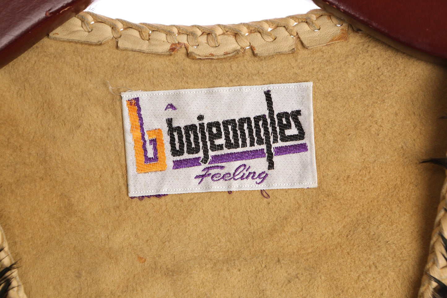 Women Suede Feather Vest - By Bojeongles