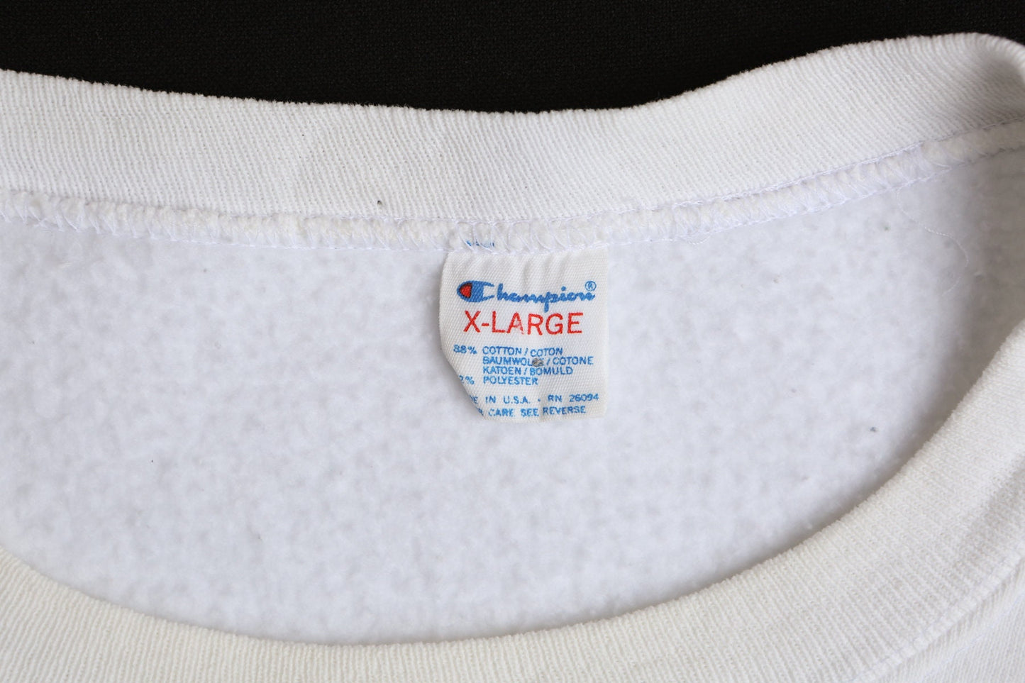 Vintage White Champion Sweatshirt With UCLA Print