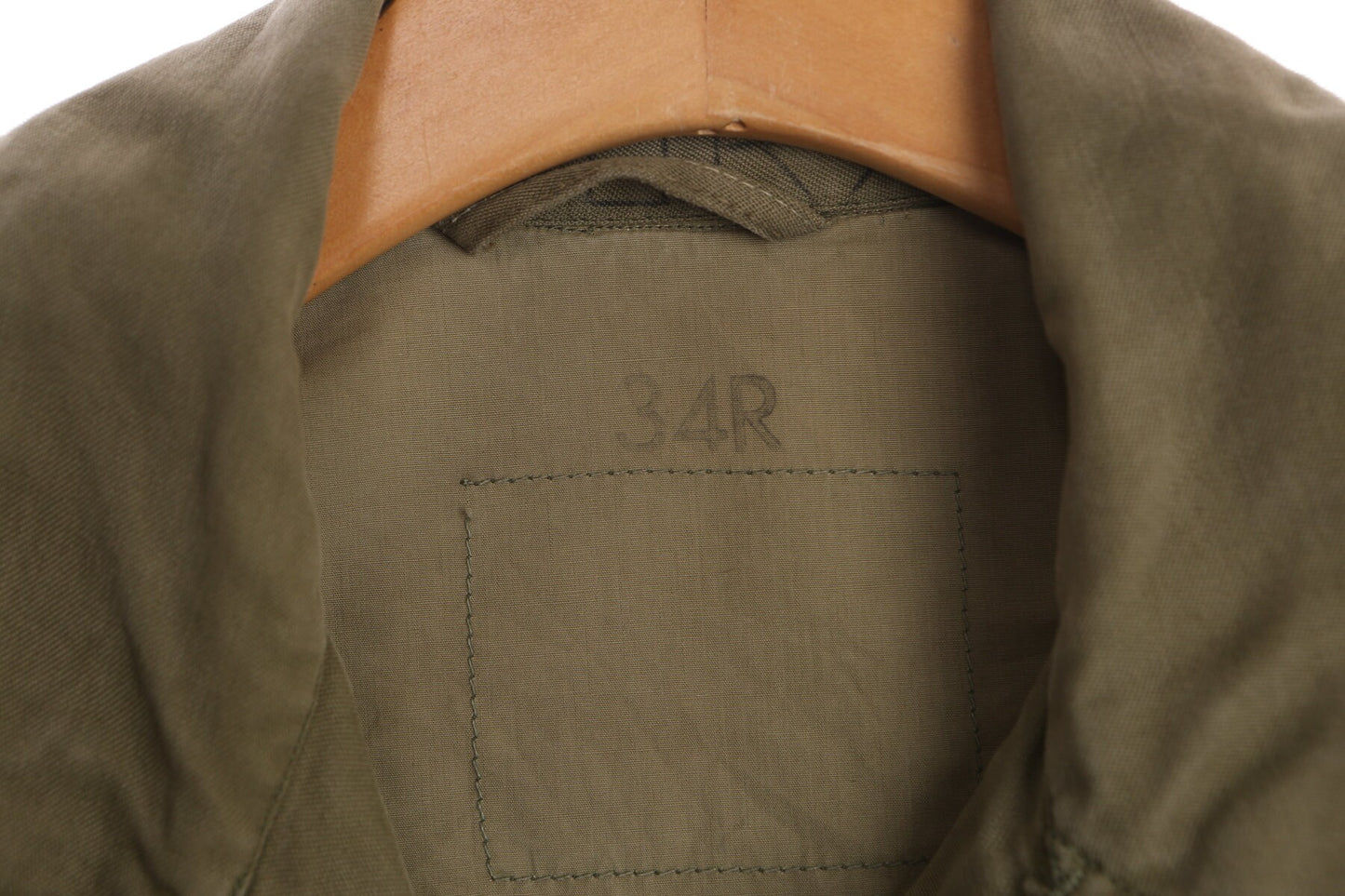 Vintage Men Green Military Field Jacket