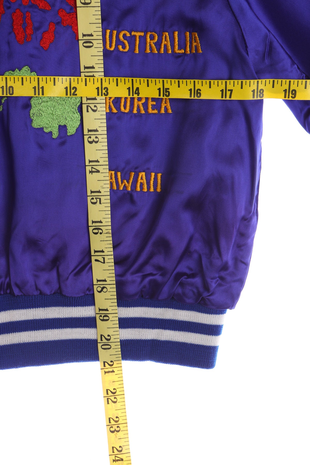 Vintage Purple Souvenir Philippines Nylon Bomber Jacket