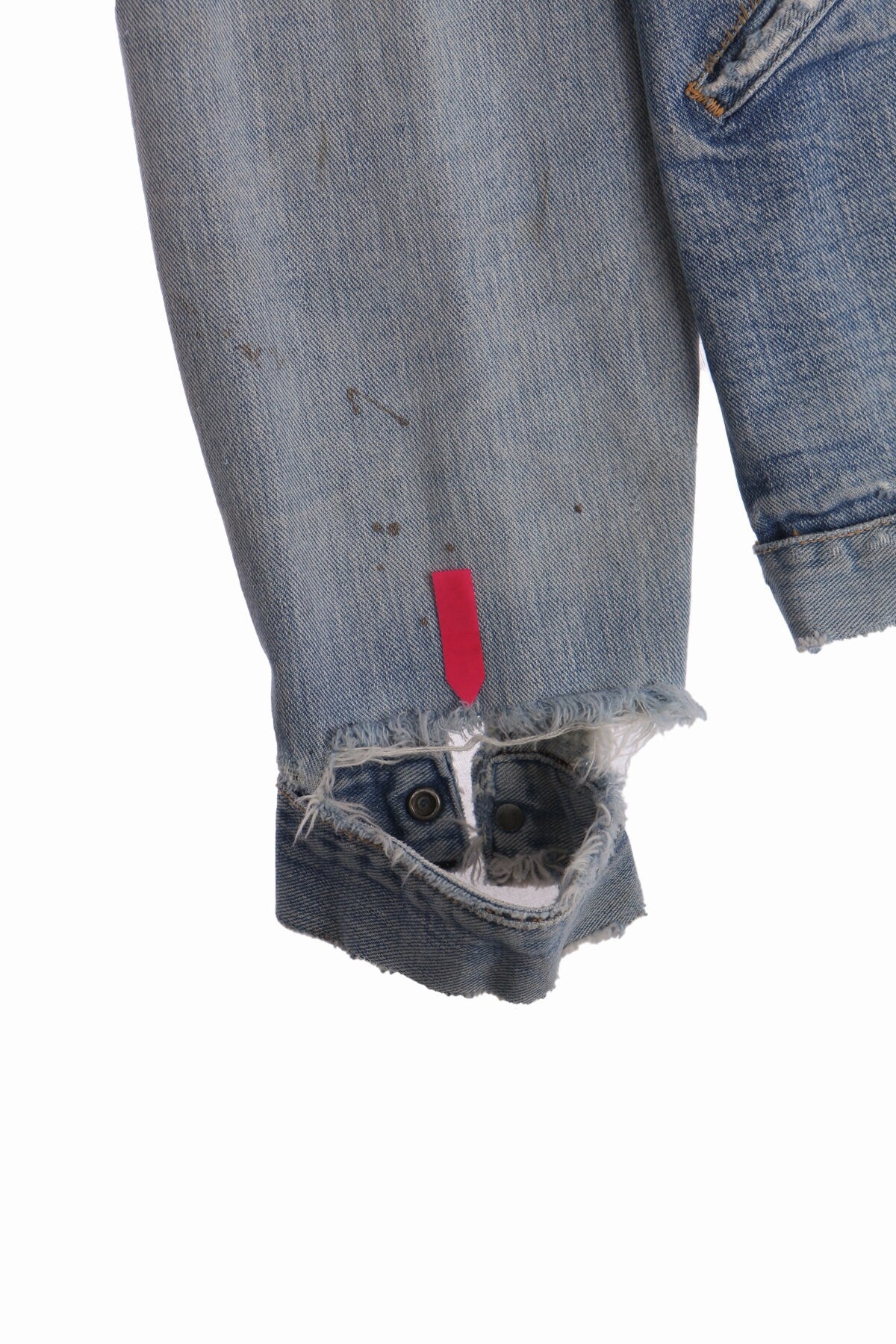 Vintage Wrangler Distressed Blue Denim Jacket
