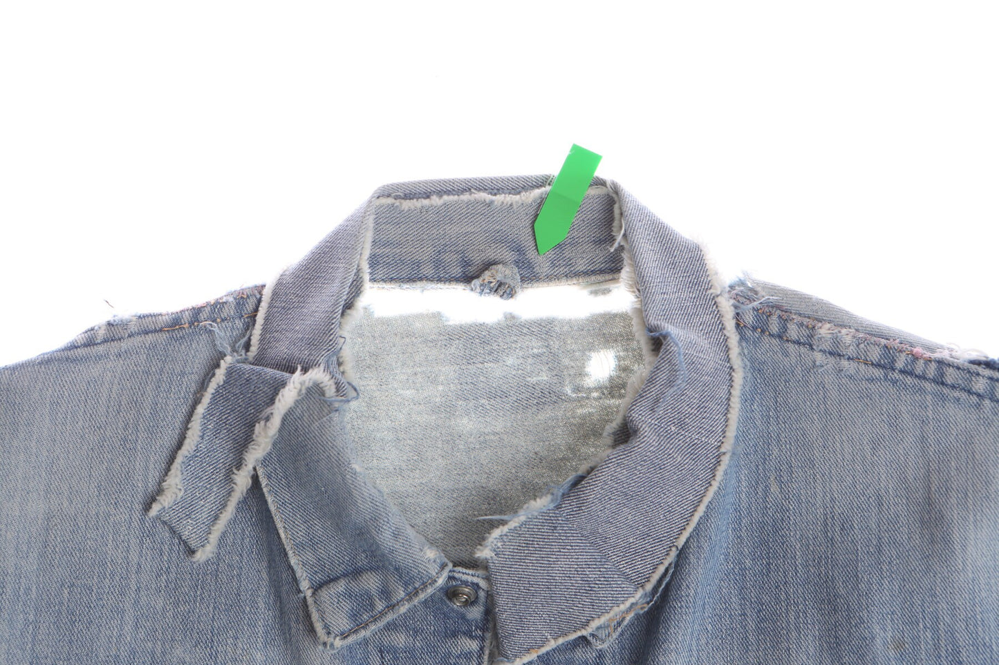 Vintage Wrangler Distressed Blue Denim Jacket