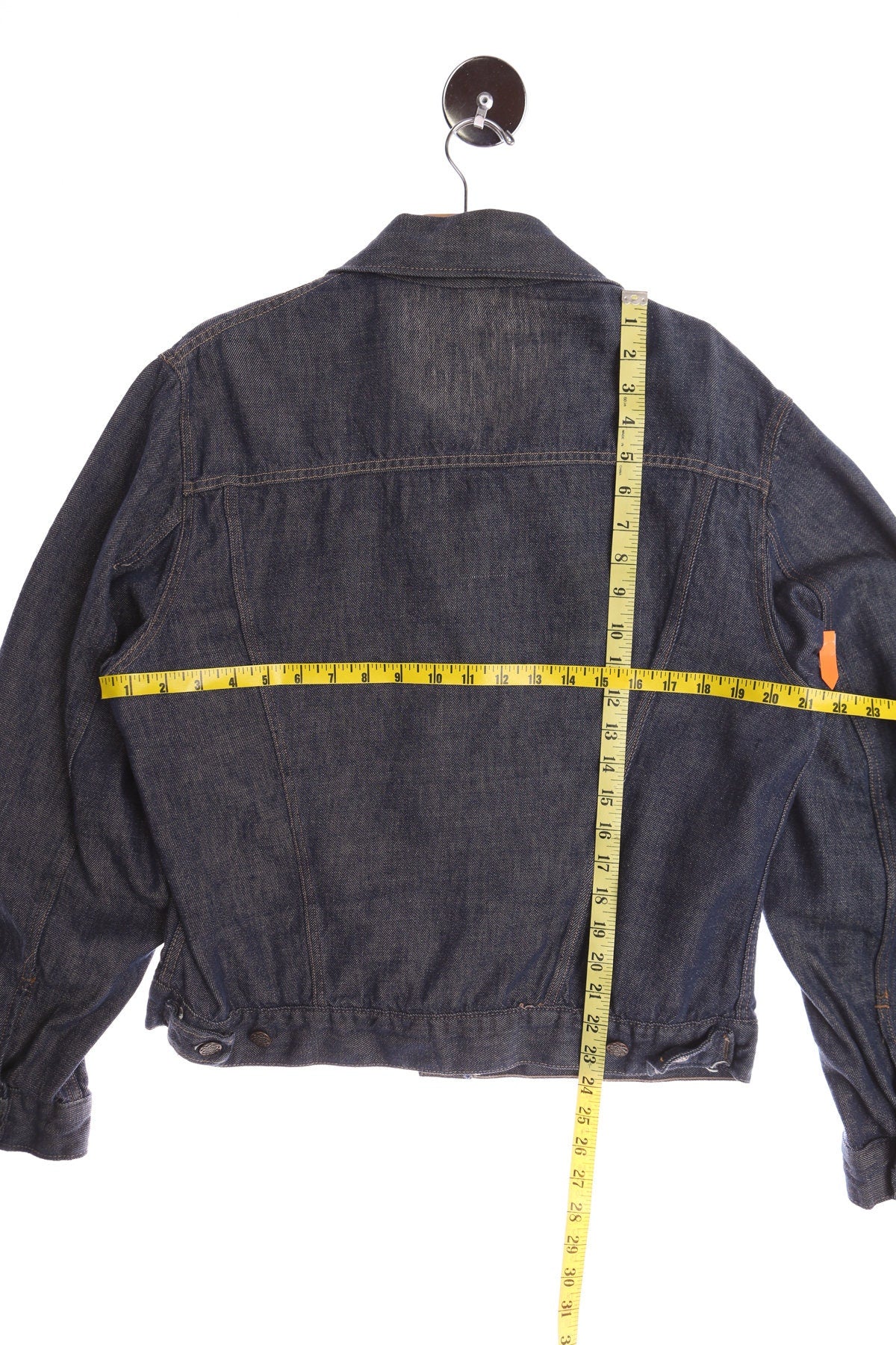 Men 70's Blue Cotton Jacket