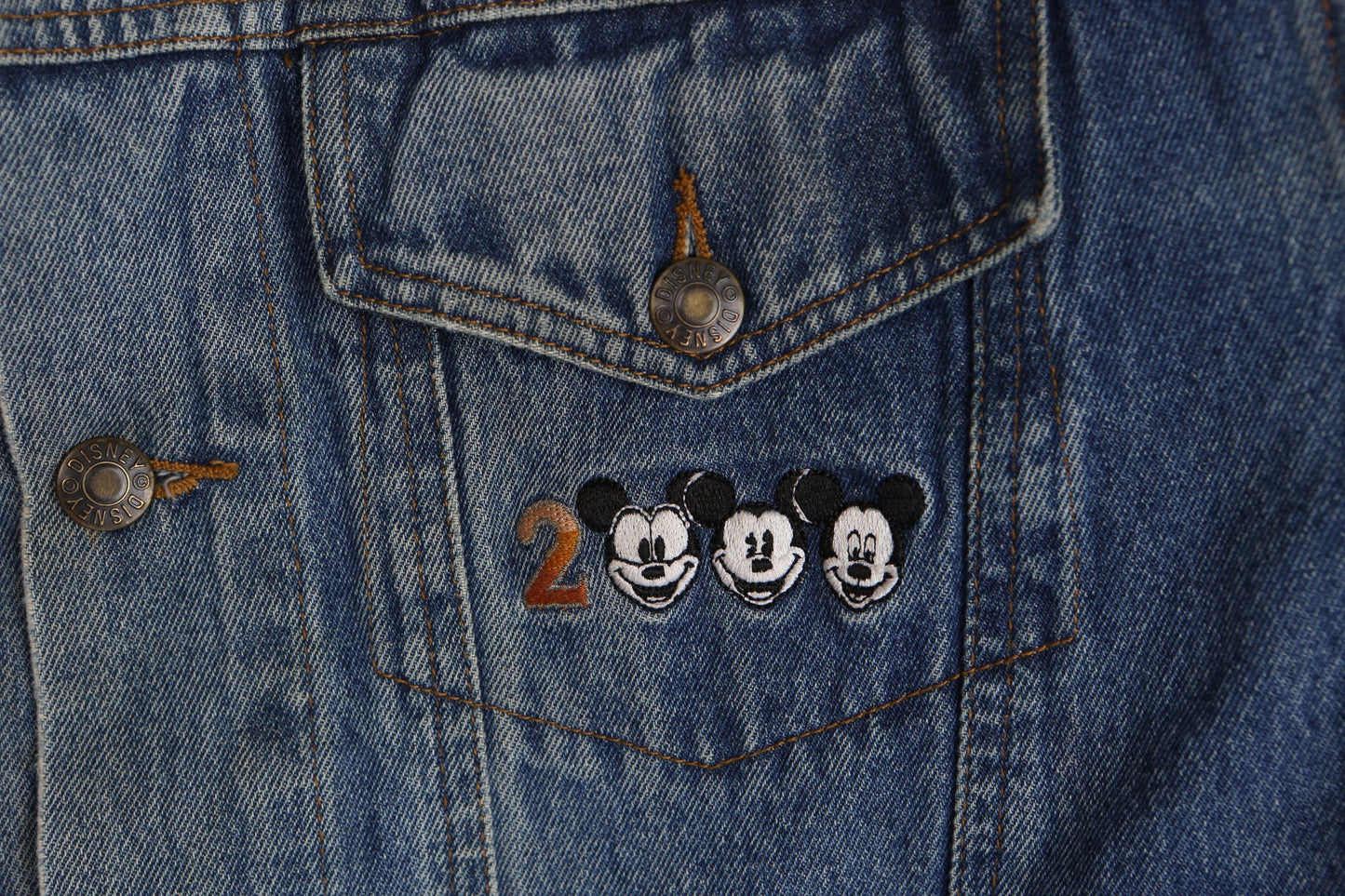 Y2K Mickey Mouse Denim Jacket