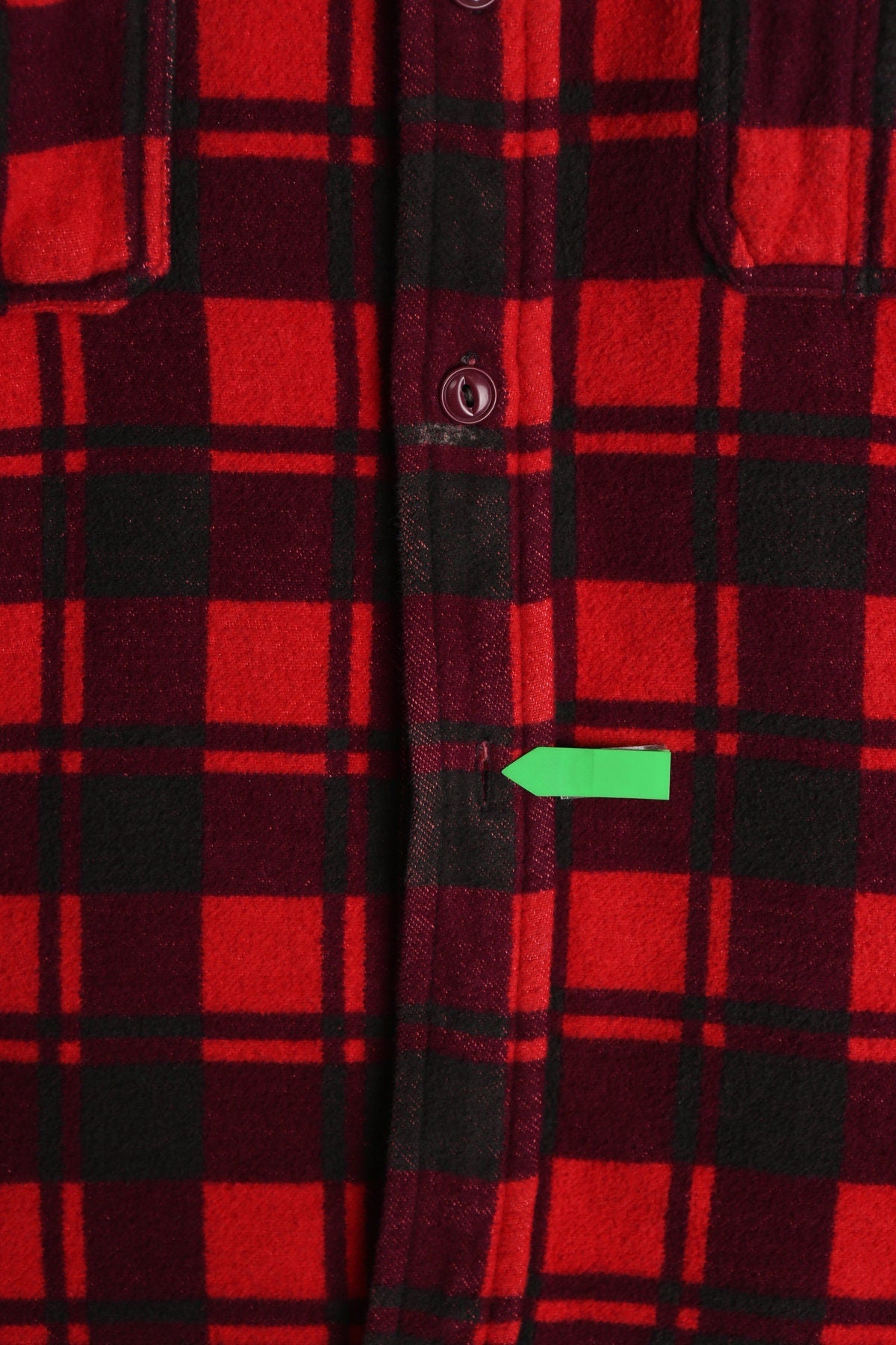 Vintage Red Flannel Shirt