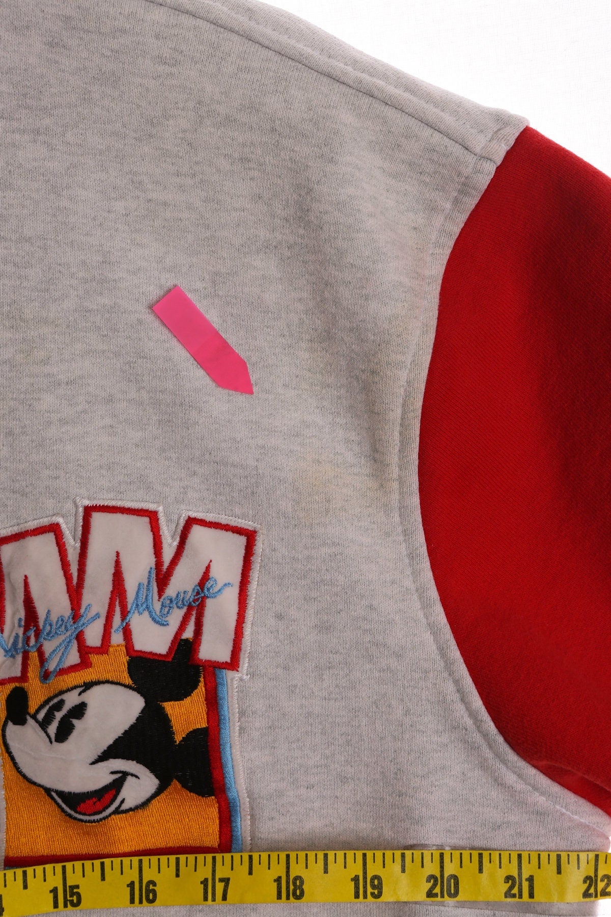 Vintage Mickey Mouse Gray Bomber Jacket