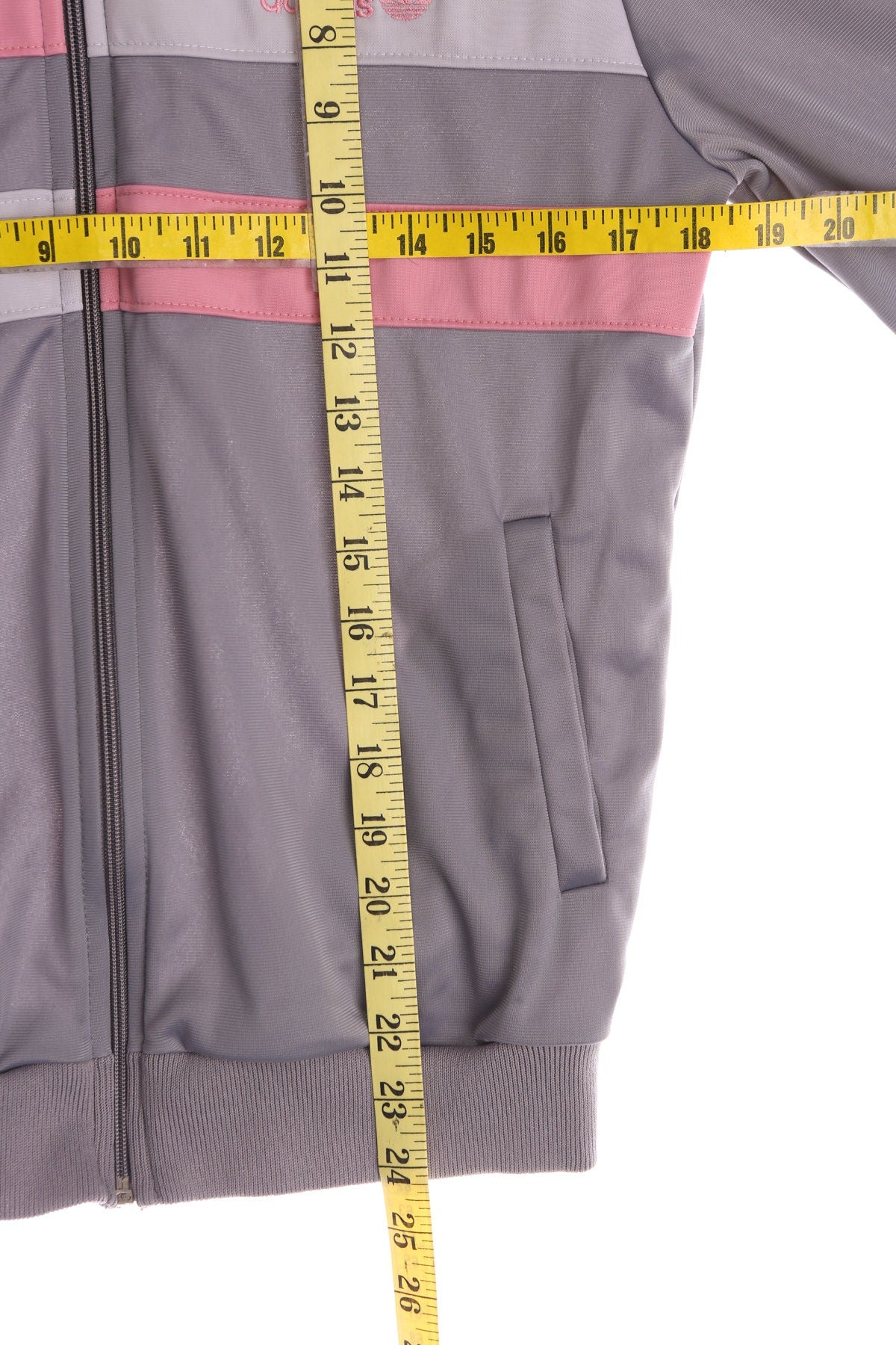 Vintage Adidas Gray Jogging Top Jacket