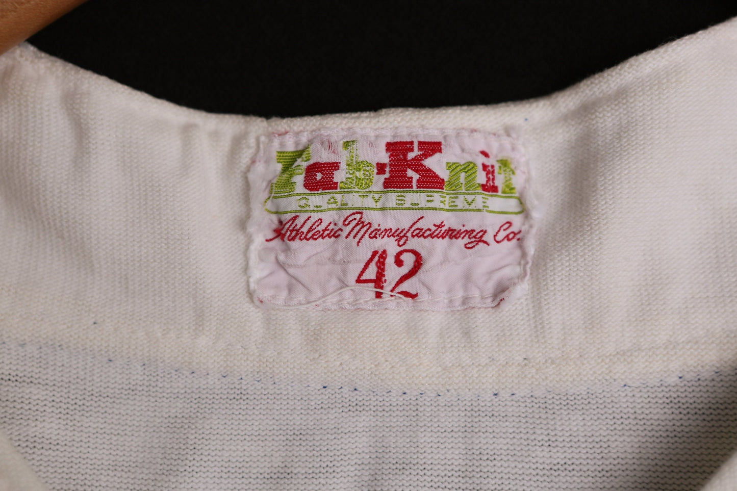 Vintage Baseball Jersey - by Fab Knit - San Joaquin Co. Employees Association