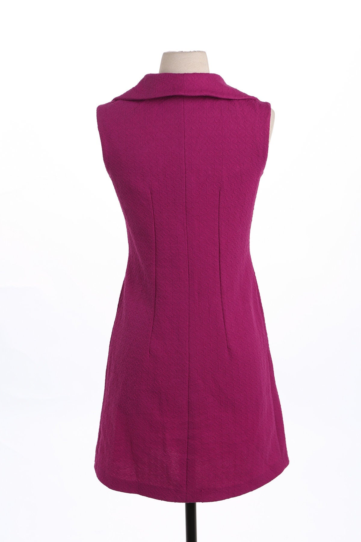 70's Pink Poly Mod Dress