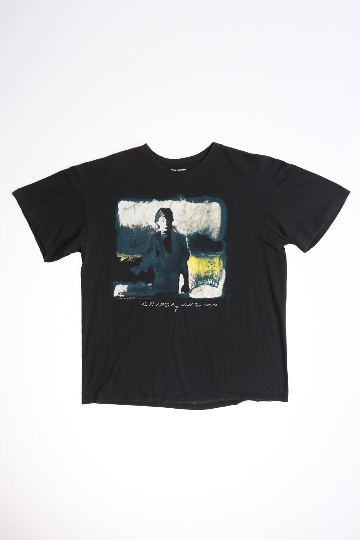Vintage world tour 1990 1989 concert shirt black paul mccartney t-shirt
