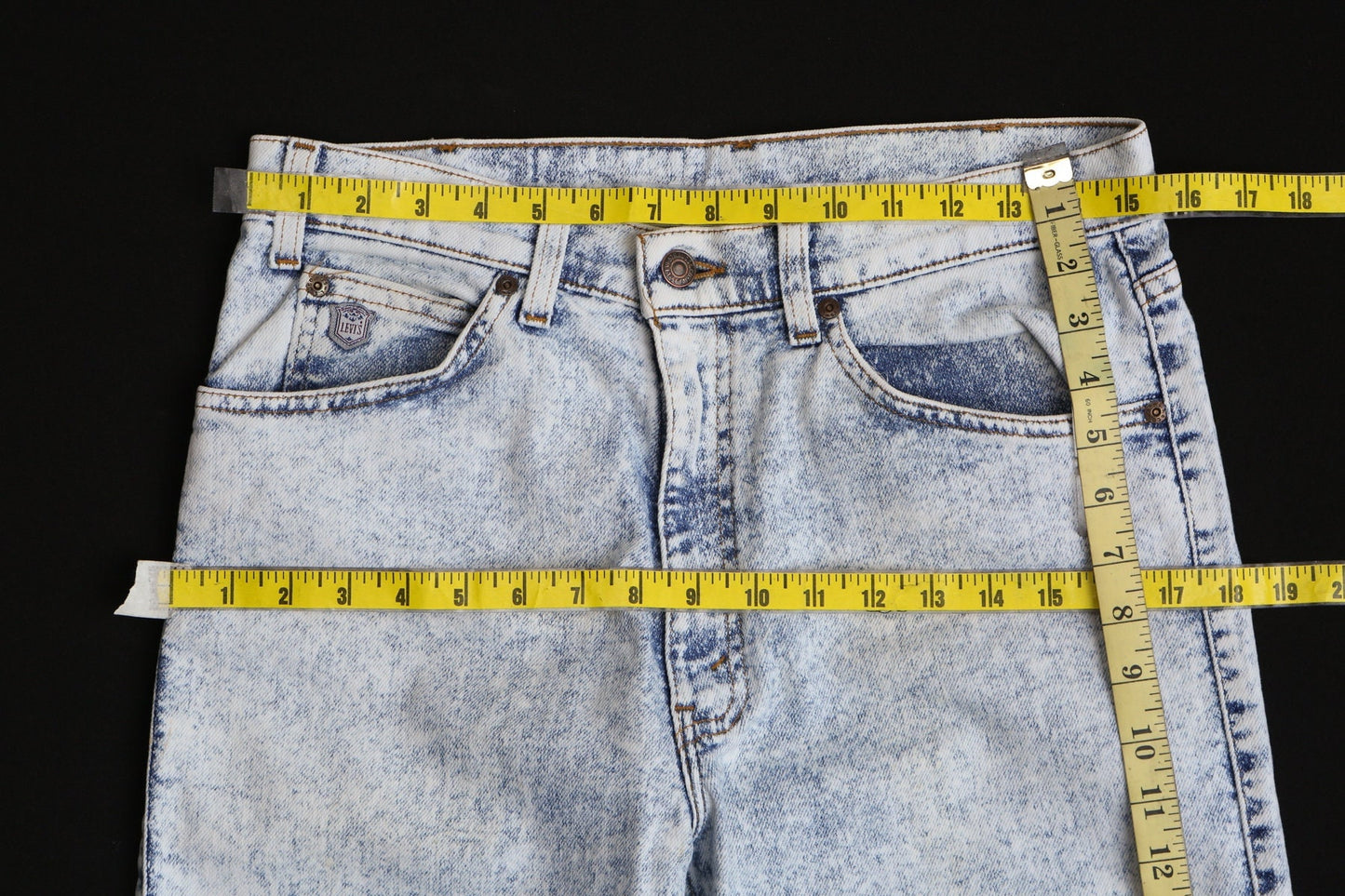 Vintage levi's white blue silver medal jeans denim pants men 90's made in usa