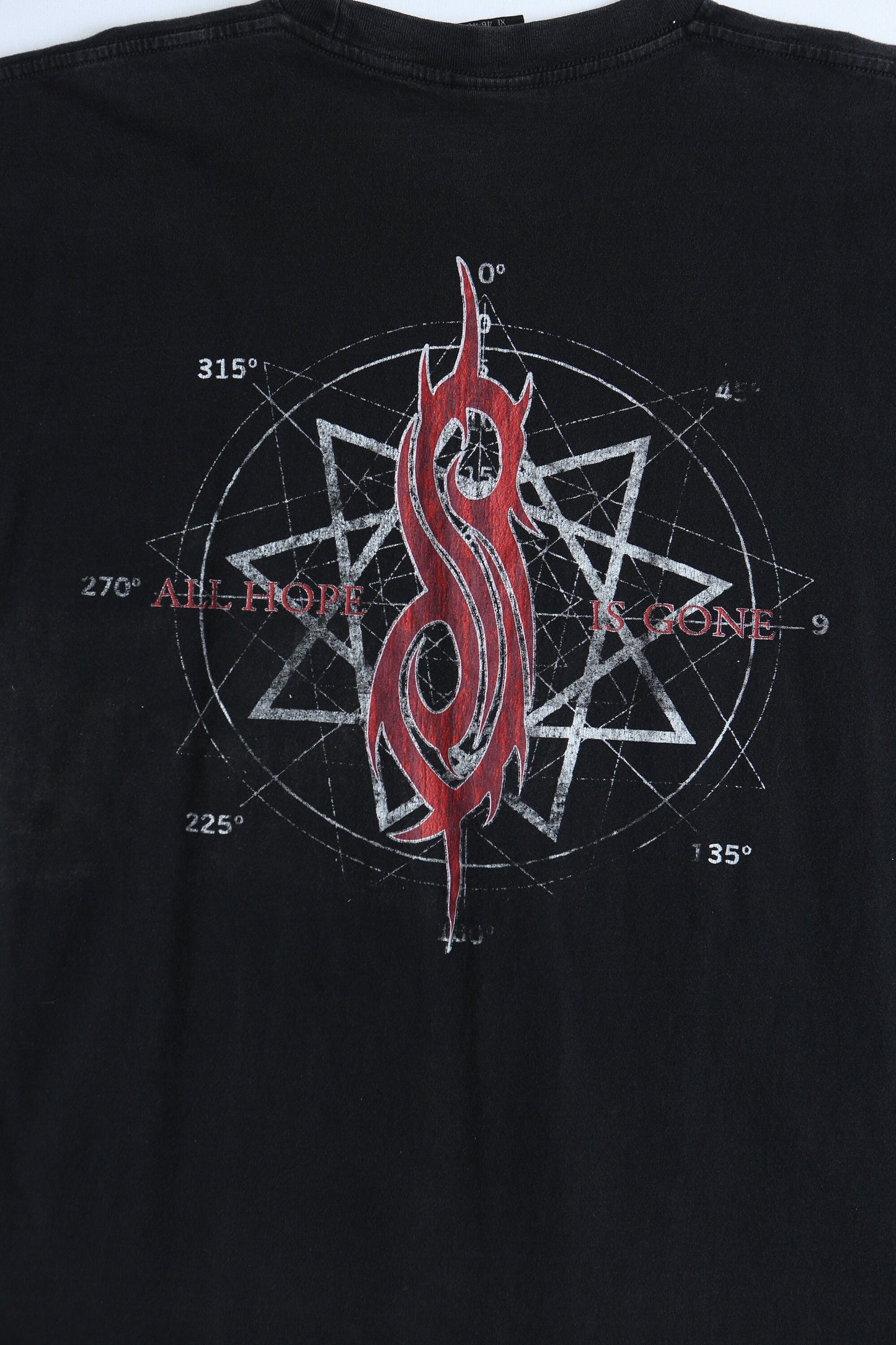 Slipknot rock heavy metal band t-shirt xl all hope is gone concert tour