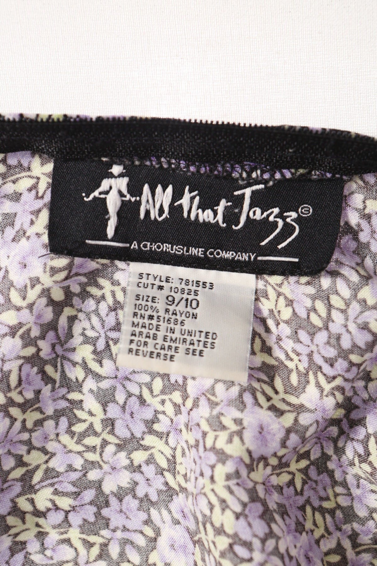 Vintage 90's rayon jumpsuit floral print summer casual women black