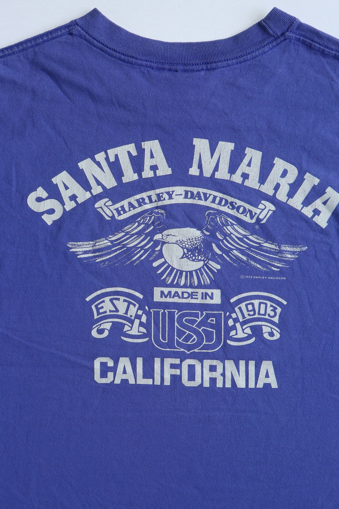 Purple harley davidson t-shirt biker motorcycles california santa maria made in usa dragon eagle rare vintage 90's