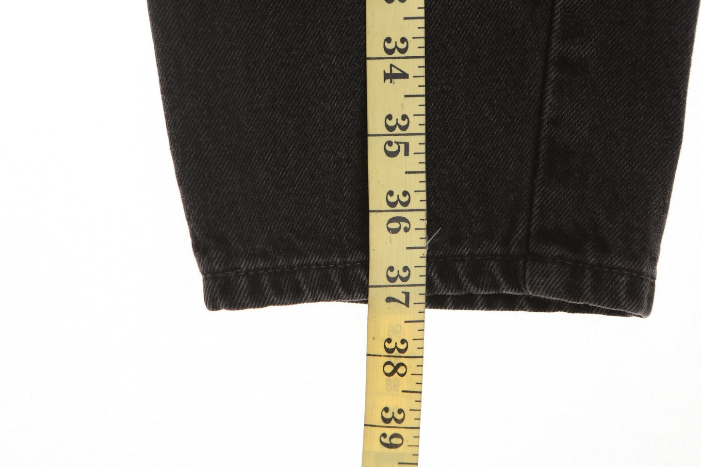 Vintage black levi's jeans 90's 950 women high waist relaxed fit tapered leg denim pants