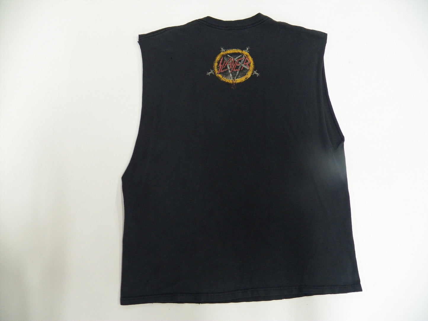 Black tank top slayer rock eagle swords