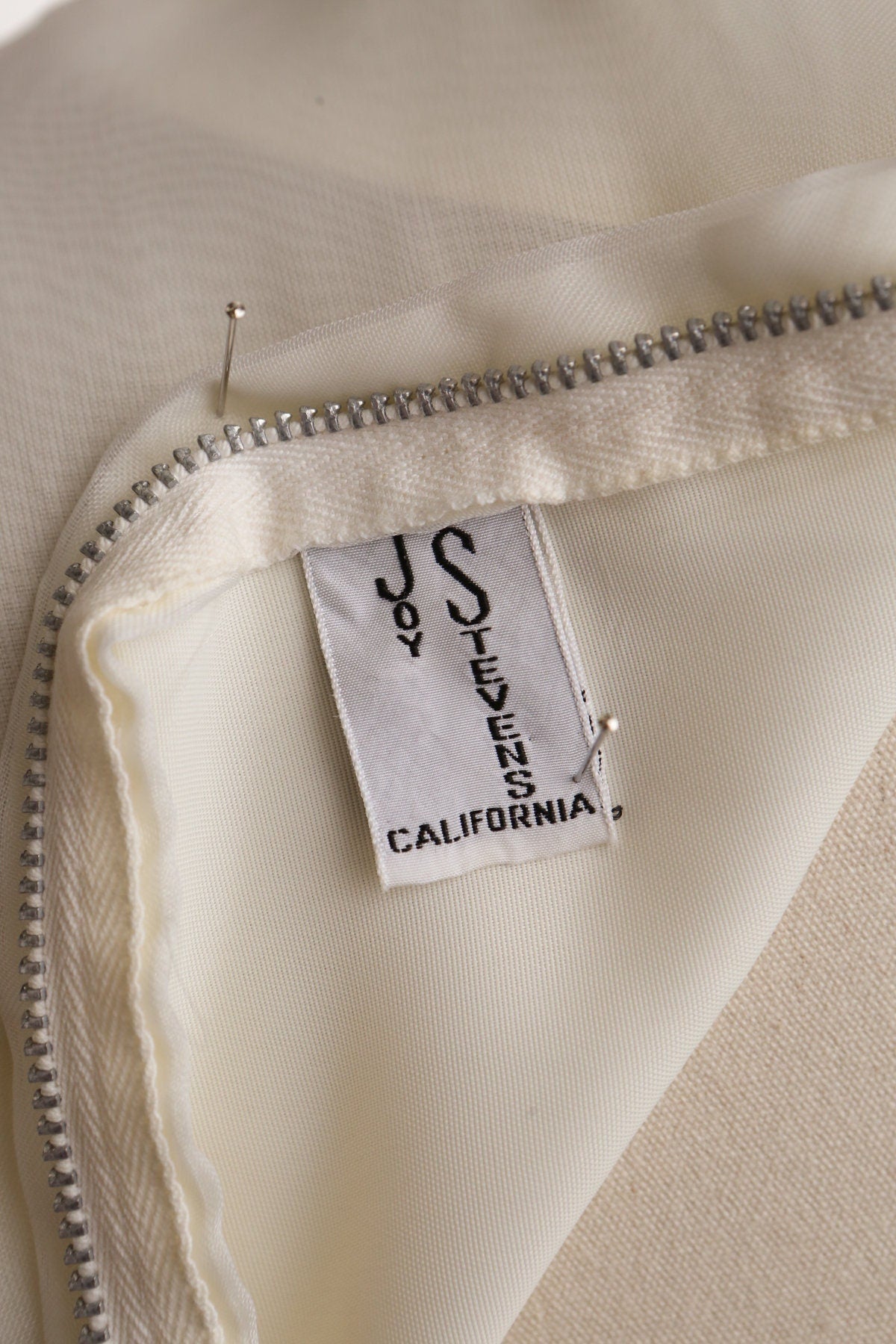 70's white ruffle zipper back lace whiteblouse top vintage casual