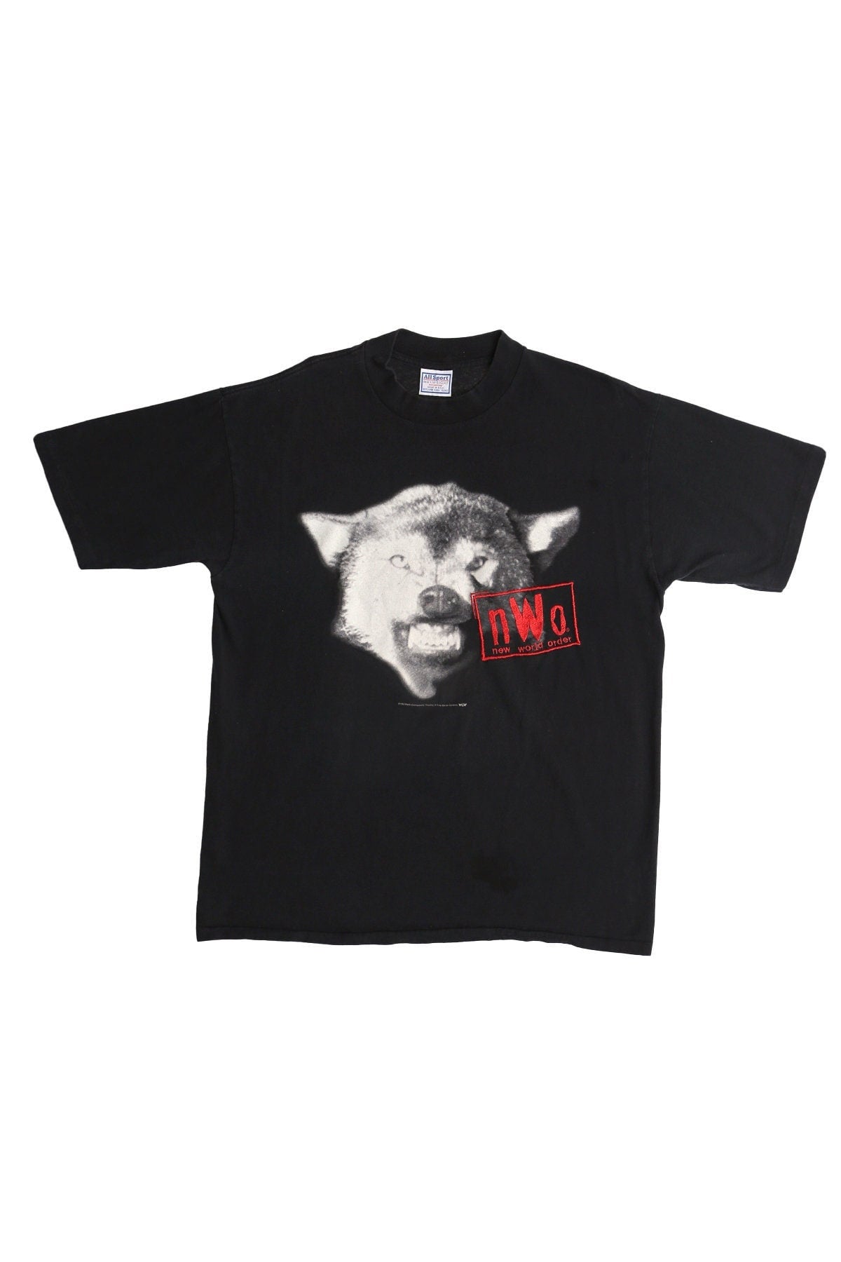 Vintage wretling 90's graphic t-shirt new world order
