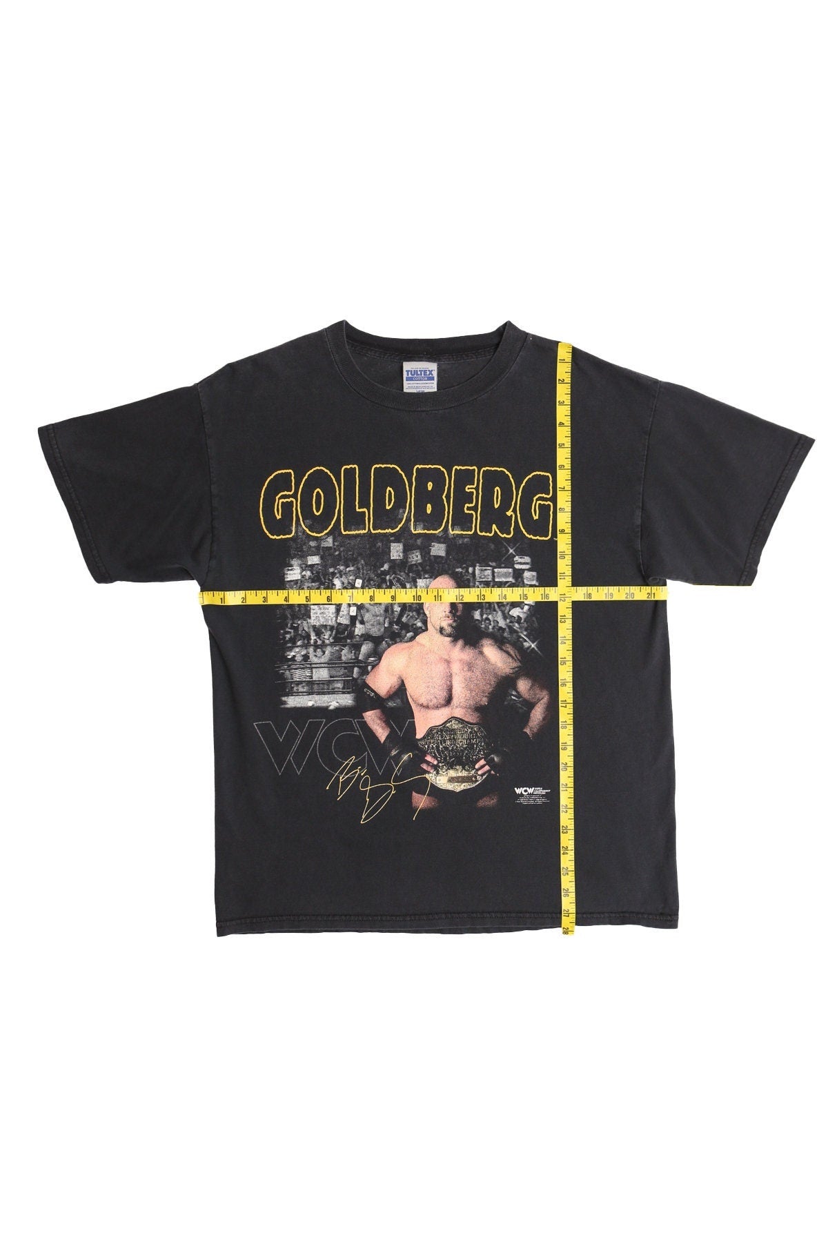 Vintage wrestling t-shirt goldberg wcw usa 90's black